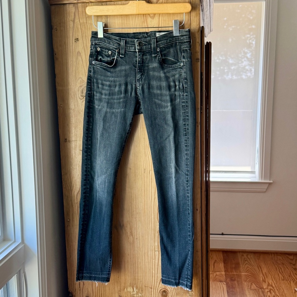 Rag & Bone Dre Capri Concrete Jeans